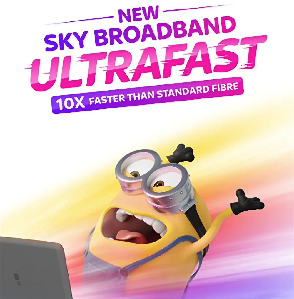 Sky Broadband Ultrafast 10X Faster