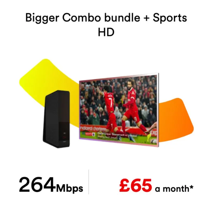 Bigger Combo Bundle Plus Sports HD